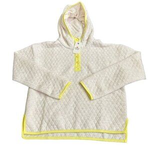 Marine Layer corbet snap hoodie oatmeal quilted size XS womens soft sweatshirt